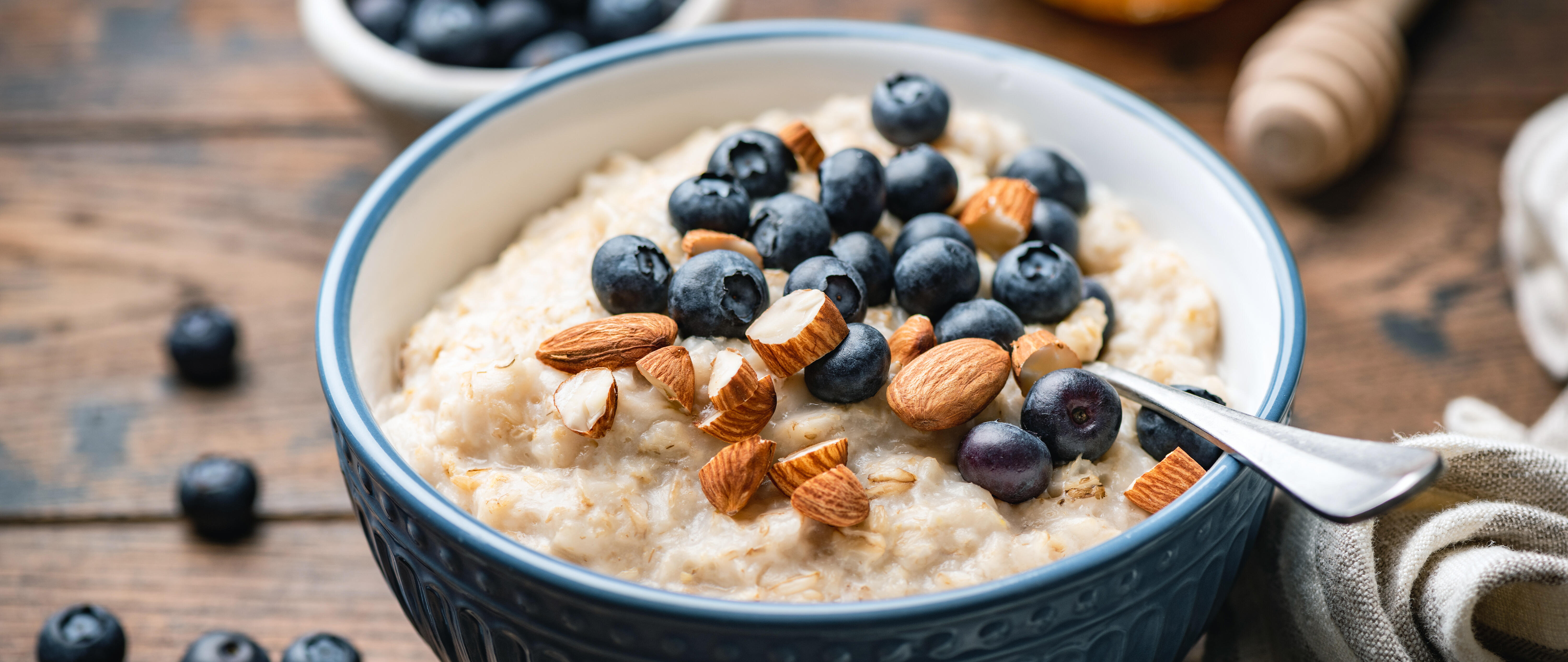 Apfel-Mandel-Porridge.